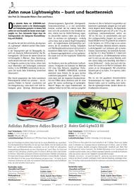 Laufmagazin SPIRIDON: Zehn neue Lightweights - bunt und facettenreich (Ausgabe: 11)