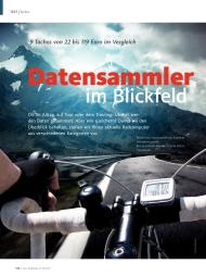 Radfahren: Datensammler im Blickfeld (Ausgabe: 1-2/2015)