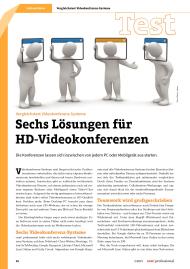 com! professional: Sechs Lösungen für HD-Videokonferenzen (Ausgabe: 5)