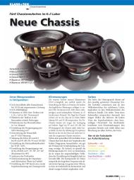 Klang + Ton: Neue Chassis (Ausgabe: 3)