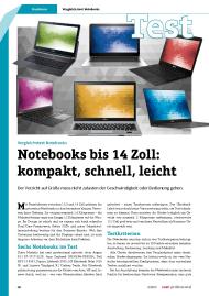 com! professional: Notebooks bis 14 Zoll: kompakt, schnell, leicht (Ausgabe: 8)