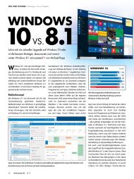 PCgo: Windows 10 vs. 8.1 (Ausgabe: 8)