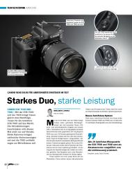 DigitalPHOTO: Starkes Duo, starke Leistung (Ausgabe: 8)