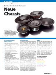 Klang + Ton: Neue Chassis (Ausgabe: 5)