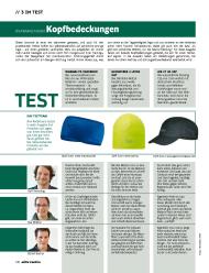 aktiv laufen: Die Redaktion testet Kopfbedeckungen (Ausgabe: 5)