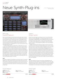 Beat: Neue Synth-Plug-ins (Ausgabe: 10)