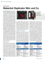 PC-WELT: Makerbot Replicator Mini und Co. (Ausgabe: 9)