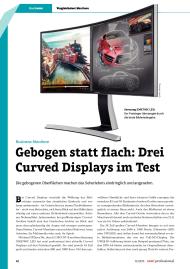 com! professional: Gebogen statt flach: Drei Curved Displays im Test (Ausgabe: 11)