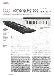 Beat: Yamaha Reface CS/DX (Ausgabe: 11)