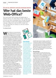 MAC LIFE: Wer hat das beste Web-Office? (Ausgabe: 12)