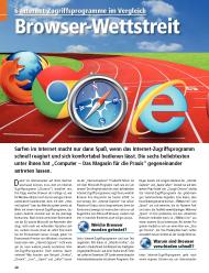 Computer - Das Magazin für die Praxis: Browser-Wettstreit (Ausgabe: 7)