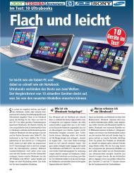 Computer - Das Magazin für die Praxis: Flach und leicht (Ausgabe: 1)