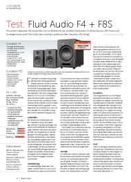 Beat: Fluid Audio F4 + F8S (Ausgabe: 12)