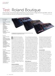 Beat: Roland Boutique (Ausgabe: 2)