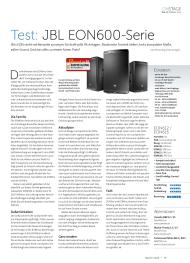 Beat: JBL EON600-Serie (Ausgabe: 3)