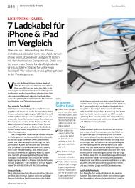 MAC LIFE: 7 Ladekabel für iPhone & iPad im Vergleich (Ausgabe: 4)
