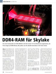 PC Games Hardware: DDR4-RAM für Skylake (Ausgabe: 4)