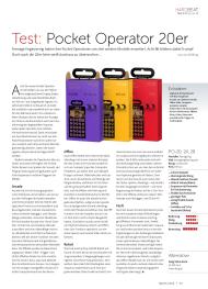 Beat: Pocket Operator 20er (Ausgabe: 5)