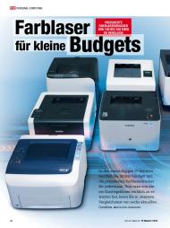 PC Magazin/PCgo: Farblaser für kleine Budgets (Ausgabe: 7)