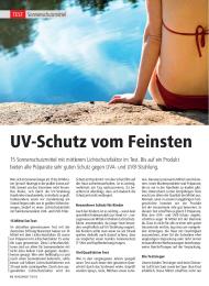 Konsument: UV-Schutz vom Feinsten (Ausgabe: 7)