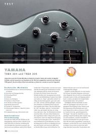 BASS PROFESSOR: Yamaha TRBX 304 und TRBX 305 (Ausgabe: 2)