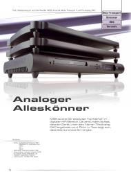 HiFi einsnull: Analoger Alleskönner (Ausgabe: 4)