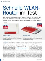 PC-WELT: Schnelle WLAN-Router im Test (Ausgabe: 1)