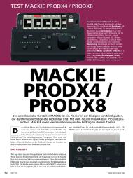 OKEY: Mackie ProDX4 / ProDX8 (Ausgabe: Nr. 135 (März/April 2017))