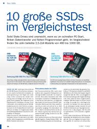 PC-WELT: 10 große SSDs im Vergleichstest (Ausgabe: 7)