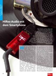 Tablet und Smartphone: HiRes-Audio mit dem Smartphone (Ausgabe: 3-4/2016)