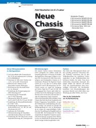 Klang + Ton: Neue Chassis (Ausgabe: 5)