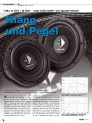 CAR & HIFI: Klang und Pegel (Ausgabe: 6)
