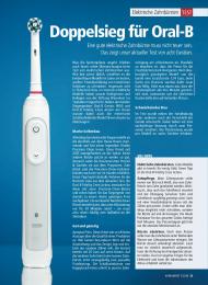 Konsument: Doppelsieg für Oral-B (Ausgabe: 1)