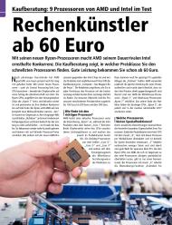 Computer - Das Magazin für die Praxis: Rechenkünstler ab 60 Euro (Ausgabe: 9)