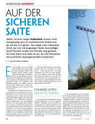 tennisMAGAZIN: Auf der sicheren Saite (Ausgabe: 10)
