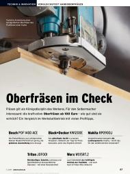 selber machen: Oberfräsen im Check (Ausgabe: 3)