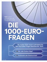 RoadBIKE: Die 1000-Euro-Fragen (Ausgabe: 5)
