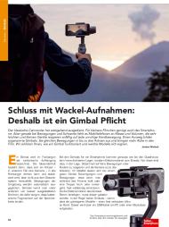 Tablet und Smartphone: Schluss mit Wackel-Aufnahmen: Deshalb ist ein Gimbal Pflicht (Ausgabe: 2)