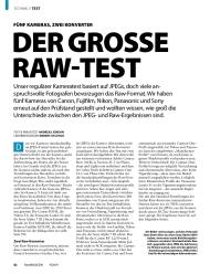 fotoMAGAZIN: Der große RAW-Test (Ausgabe: 9)