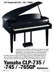 OKEY: Yamaha CLP-735 / -745 / -765GP (Ausgabe: Nr. 157 (November/Dezember 2020))