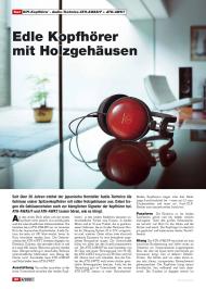 HiFi Test: Edle Kopfhörer mit Holzgehäusen (Ausgabe: 3)