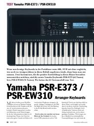 OKEY: Yamaha PSR-E373 / PSR-EW310 (Ausgabe: Nr. 160 (Mai/Juni 2021))