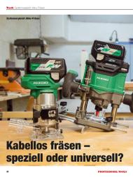 Professional Tools: Kabellos fräsen - speziell oder universell? (Ausgabe: 2)