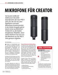 professional audio: Mikrofone für Creator (Ausgabe: 12)