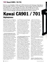 OKEY: Kawai CA901 / 701 (Ausgabe: Nr. 171 (März/April 2023))