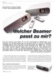 Heimkino: Welcher Beamer passt zu mir? (Ausgabe: 6)