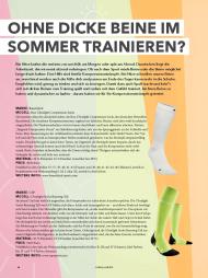 LAUFZEIT: Ohne dicke Beine im Sommer trainieren? (Ausgabe: 5)