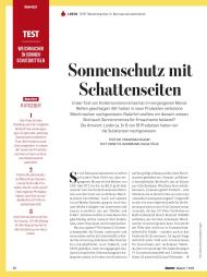 ÖKO-TEST: Sonnenschutz mit Schattenseiten (Ausgabe: 7)