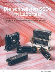 PC Magazin/PCgo: „Die schnellsten SSDs im Labortest (Ausgabe: 10)