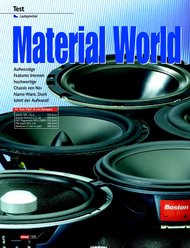 autohifi: Material World (Ausgabe: 1)